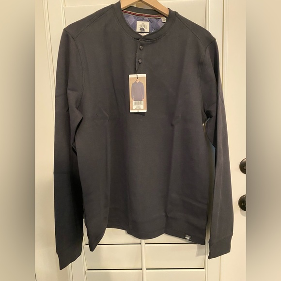 Copper & Oak Shirts Copper Oak 3 Button Henley Long Sleeve Shirt